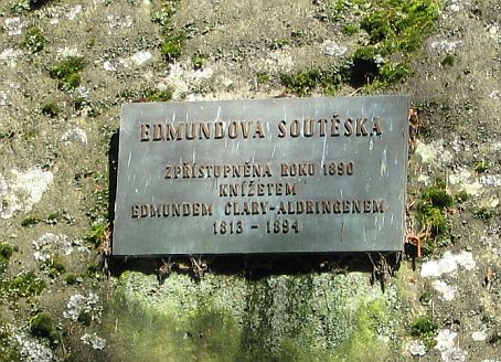 zpřístupnění soutěsky